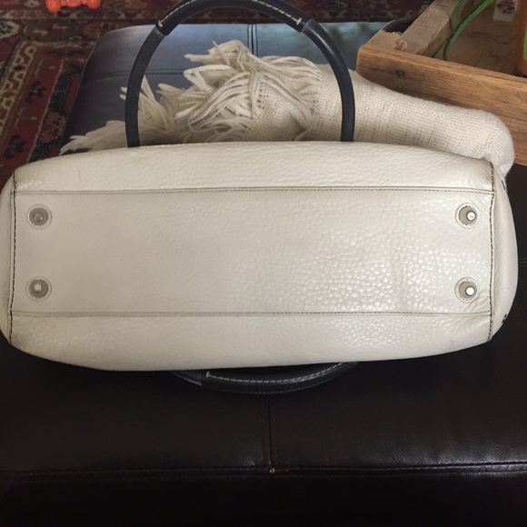 Black and white Coach Purse - Picture 5 of 6